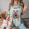 Not A Hugger Teddy Bear Antisocial Introvert Comfort Color Blast T-Shirt Fern Not A Hugger Teddy Bear Antisocial Introvert Comfort Color Blast T-Shirt Fern