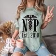 Nurse Practitioner Graduation NP Est 2019 Shirt Comfort Color Blast T-Shirt Fern