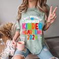 I Officially Graduated Kindergarten Graduation 2024 Comfort Color Blast T-Shirt Fern