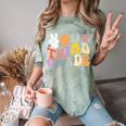 Peace Out Third 3rd Grade Graduation Graduate Class Of 2025 Comfort Color Blast T-Shirt Fern