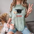 PhD Graduation Celebration For Finished Phd Grad Men Women Comfort Color Blast T-Shirt Fern