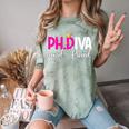 PhDiva Graduation Doctorate Student Graduate Comfort Color Blast T-Shirt Fern