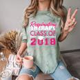Pink Respiratory Therapist Class Of 2018 Graduation T Shirt Comfort Color Blast T-Shirt Fern