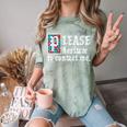 Please Hesitate To Contact Me Introvert Comfort Color Blast T-Shirt Fern