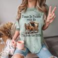 Please Be Patient With Me I'm From The 1900s Horse Wagon 90s Comfort Color Blast T-Shirt Fern Please Be Patient With Me I'm From The 1900s Horse Wagon 90s Comfort Color Blast T-Shirt Fern