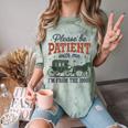 Please Be Patient I'm From The 1900s Throwback Comfort Color Blast T-Shirt Fern