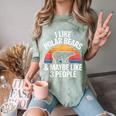 I Like Polar Bears Maybe 3 People Sarcastic Introvert Humor Comfort Color Blast T-Shirt Fern I Like Polar Bears Maybe 3 People Sarcastic Introvert Humor Comfort Color Blast T-Shirt Fern