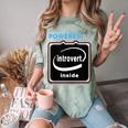 Powered By Introvert Inside Embrace Your Quiet Strength Comfort Color Blast T-Shirt Fern