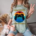 Pre-School Level Complete Graduation Video Gamer Preschool T Comfort Color Blast T-Shirt Fern