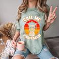 Professor Graduation For PhD Degree Doctor University Comfort Color Blast T-Shirt Fern