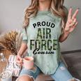 Proud Air Force Cousin Deployment Homecoming Graduation USAF Comfort Color Blast T-Shirt Fern