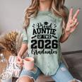 Proud Auntie Of Two 2026 Graduates Graduation Comfort Color Blast T-Shirt Fern