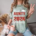 Proud Aunty Of a Class Of 2026 Graduate Senior Graduation Comfort Color Blast T-Shirt Fern