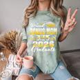 Proud Bonus Mom Of a Class Of 2026 Graduate Graduation 2026 Comfort Color Blast T-Shirt Fern