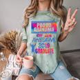 Proud Grandma Of A 2019 Graduate Senior Class Graduation Comfort Color Blast T-Shirt Fern