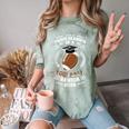 Proud Grandpa Of a 2026 Football Senior Graduation Comfort Color Blast T-Shirt Fern