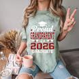 Proud Grandparent Of A 2026 Graduate Class Of Graduation Comfort Color Blast T-Shirt Fern