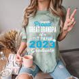 Proud Great Grandpa Of 1st Grade Graduate 2023 Graduation Comfort Color Blast T-Shirt Fern
