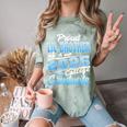 Proud Lil Brother Of 2025 Graduate College Shirt Graduation Comfort Color Blast T-Shirt Fern