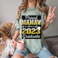 Proud Mamaw Of 2023 Graduate Class 2023 Graduation Family Comfort Color Blast T-Shirt Fern