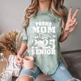 Proud Mom Class Of 2025 Graduation Senior Golf Player Mom Comfort Color Blast T-Shirt Fern