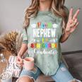 Proud NEPHEW Of A 8th Grade Graduate Graduation 2024 Class Comfort Color Blast T-Shirt Fern