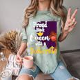 Proud Queen PhD Graduate PhD Graduation Doctorate Comfort Color Blast T-Shirt Fern