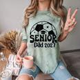 Proud Senior Dad Soccer Class Of 2027 Graduation Graduate Comfort Color Blast T-Shirt Fern