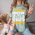 Proud Sister Of a Class Of 2025 Graduate Family Graduation Comfort Color Blast T-Shirt Fern