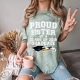 Proud Sister Of A Grad Class Of 2018 Graduation Apparel Comfort Color Blast T-Shirt Fern