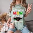 Queen MSW Social Work Grads Masters Graduation Comfort Color Blast T-Shirt Fern
