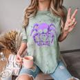 Recluse Pastel Goth Spider Shy Introvert Creepy Cute Kawaii Comfort Color Blast T-Shirt Fern