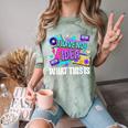Retro 80s Style 90s Pop Fashion Nostalgia Eighties Music Comfort Color Blast T-Shirt Fern