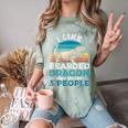 Retro Bearded Dragon Introvert For Lizard Lovers Comfort Color Blast T-Shirt Fern