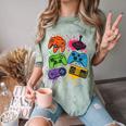 Retro Gamer Controller 80s 90s Video Game Arcade Nostalgia Comfort Color Blast T-Shirt Fern Retro Gamer Controller 80s 90s Video Game Arcade Nostalgia Comfort Color Blast T-Shirt Fern