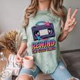 Rewind Good Times Retro VHS Tape Nostalgia 80s 90s Premium Tri-Blend Comfort Color Blast T-Shirt Fern