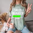 Sales Manager Loading Graduation Graduate New Job Comfort Color Blast T-Shirt Fern