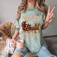 Santa Has The Right Idea Introvert Christmas Comfort Color Blast T-Shirt Fern Santa Has The Right Idea Introvert Christmas Comfort Color Blast T-Shirt Fern