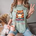 Sarcastic Loner Introvert Not a Friendly Do Not Touchs Comfort Color Blast T-Shirt Fern