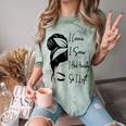 I Came I Saw I Had Anxiety So I Left Messy Bun Introvert Comfort Color Blast T-Shirt Fern I Came I Saw I Had Anxiety So I Left Messy Bun Introvert Comfort Color Blast T-Shirt Fern