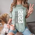 Senior 2023 Senior 23 Senior Class Of 2023 Graduation Done Comfort Color Blast T-Shirt Fern