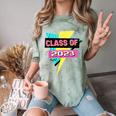 Senior 2023 Graduation Class Of 2023 Retro 90's Graduation Comfort Color Blast T-Shirt Fern