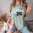 Senior 2024 Graduation Class Of 2024 Senior Women Boy Girl Comfort Color Blast T-Shirt Fern