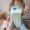 Senior 2025 Class Of 2025 Seniors Graduation 2025 Senior 25 Comfort Color Blast T-Shirt Fern