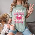 Senior 2026 Class Of 26 Coquette Pink Bow Graduation Sister Comfort Color Blast T-Shirt Fern