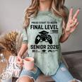 Senior 2026 Final Level Gamer Graduation 2026 Comfort Color Blast T-Shirt Fern