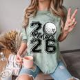 Senior 2026 Golf Player Heart Graduation Girls Teens Comfort Color Blast T-Shirt Fern