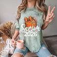 Senior Basketball Class Of 2026 Coquette Graduation Day Comfort Color Blast T-Shirt Fern