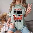 Senior Class Of 2019 Tshirt Graduation Awesome Mom Comfort Color Blast T-Shirt Fern