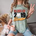 Senior Class Of 2019 Tshirt Graduation School Baseball Comfort Color Blast T-Shirt Fern